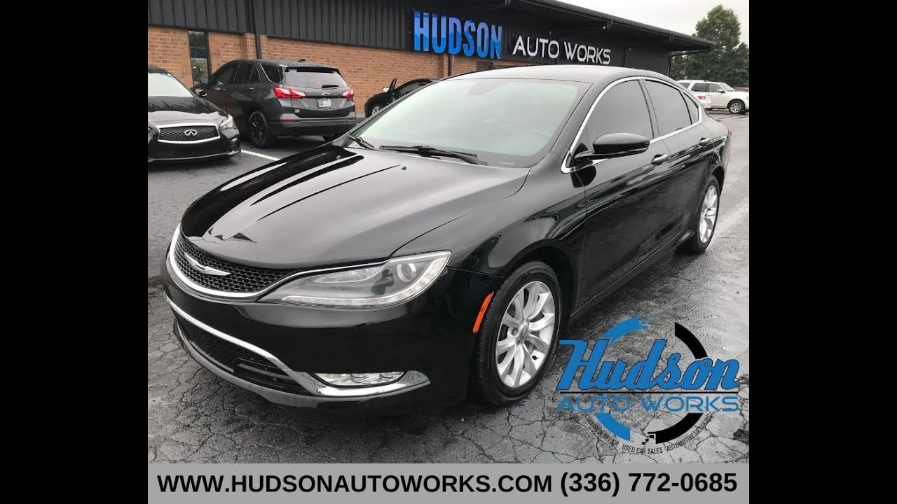 Black 2015 Chrysler 200C (Sport Trim) - SOLD!