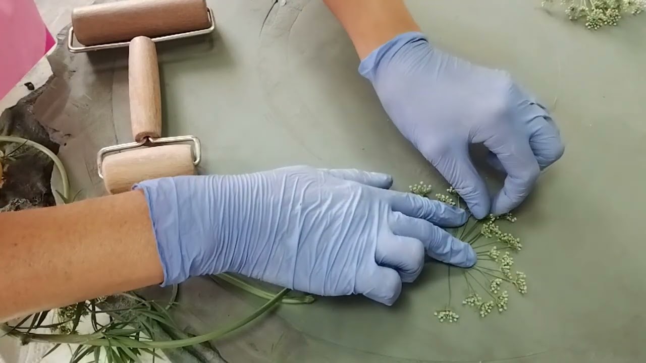 МК ботанический барельеф, зеркало.