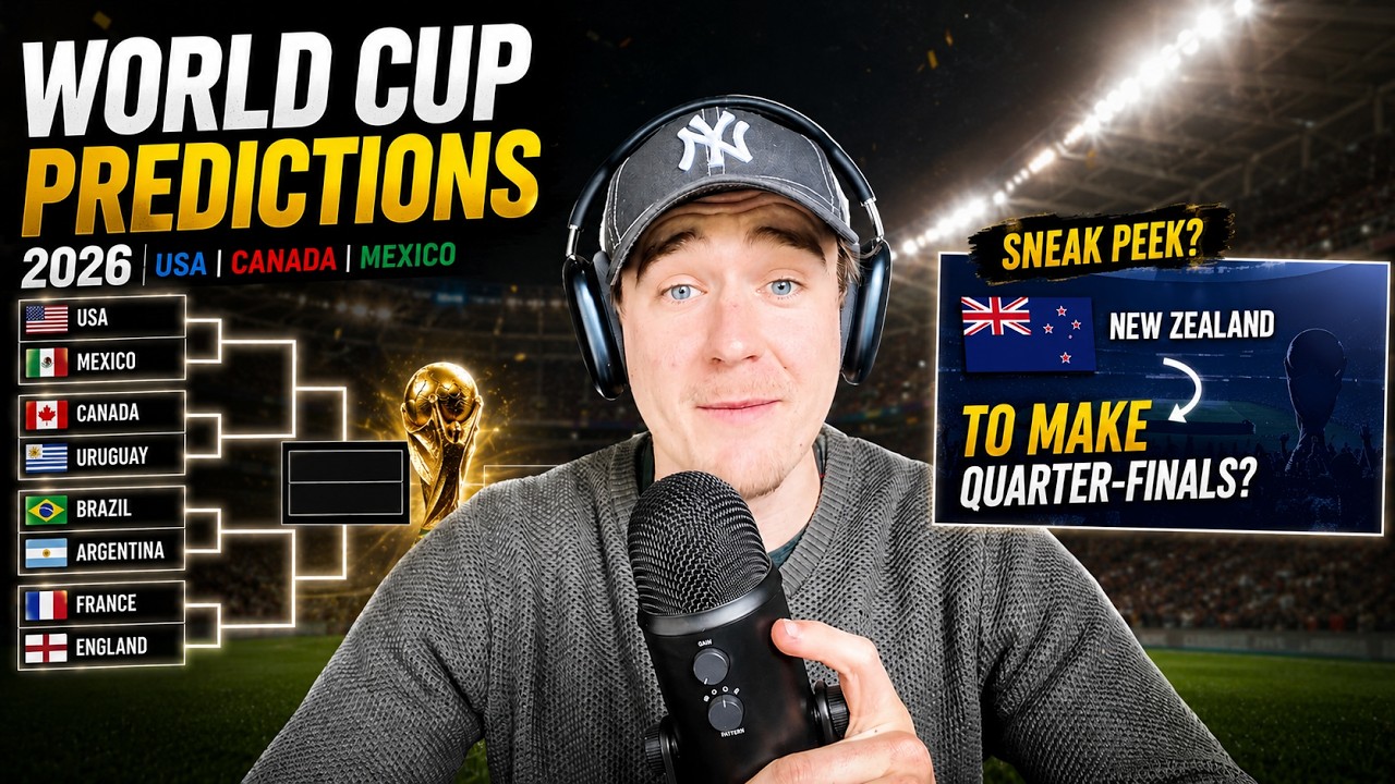 MY FIFA WORLD CUP 2026 PREDICTIONS! (BRACKET CHALLENGE)