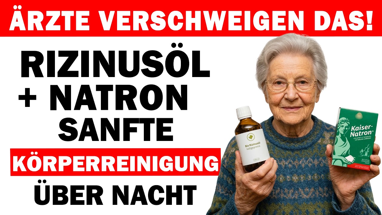 Rizinusöl und Natron VOR DEM SCHLAFEN – Unerwartete Wirkung auf die Gesundheit (Arzt erklärt)