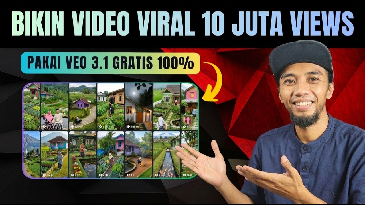 VEO 3.1 GRATIS 100% Buat Bikin Video Viral Pedesaan