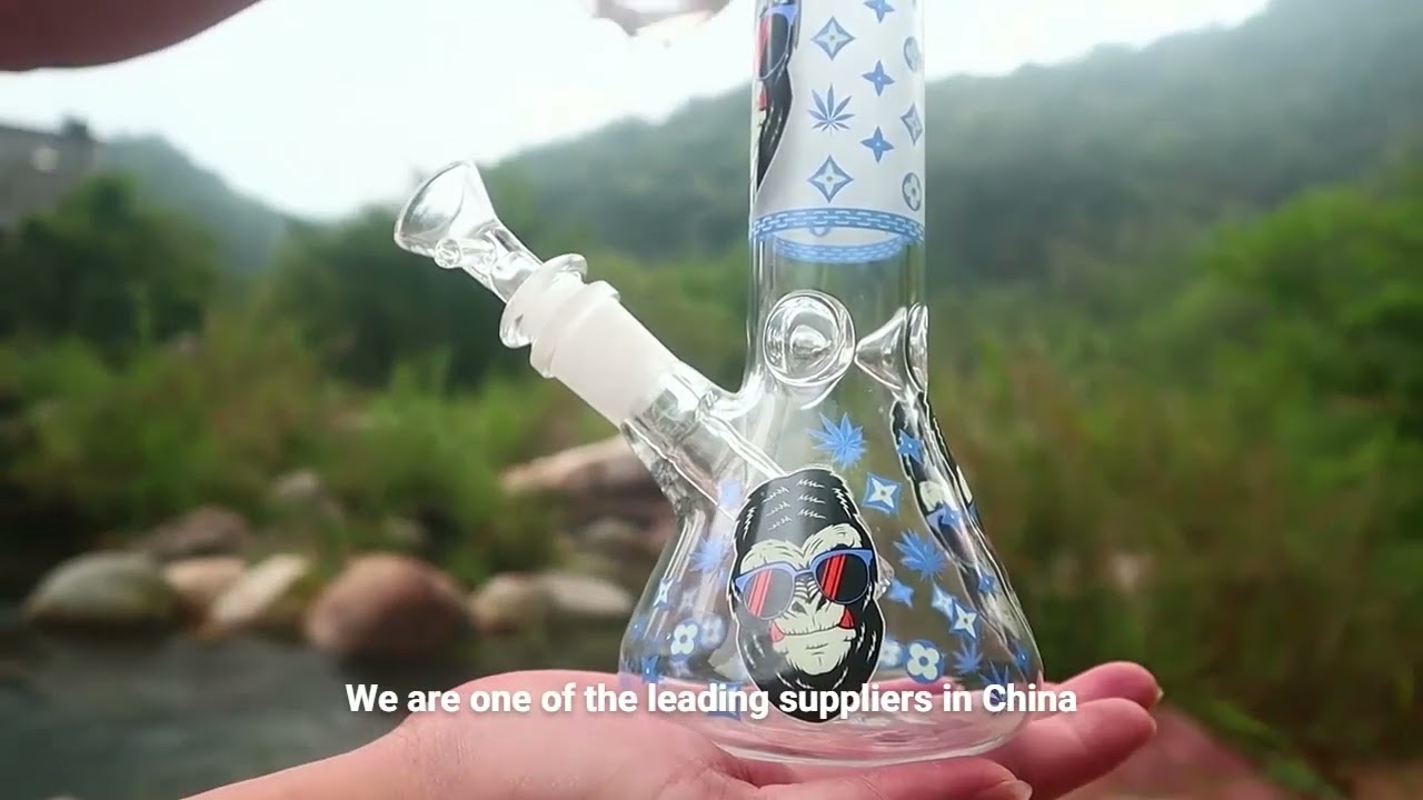 Nadia Glass:GLOW IN THE DARK GORILLA BONG