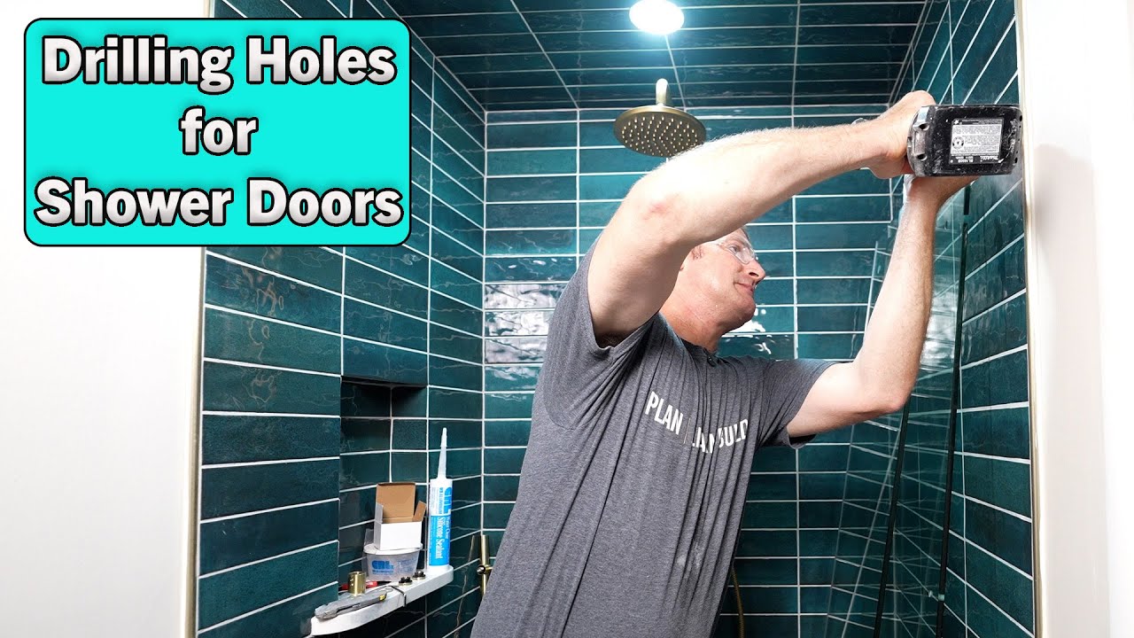How to Drill Holes in Tile for Shower Doors