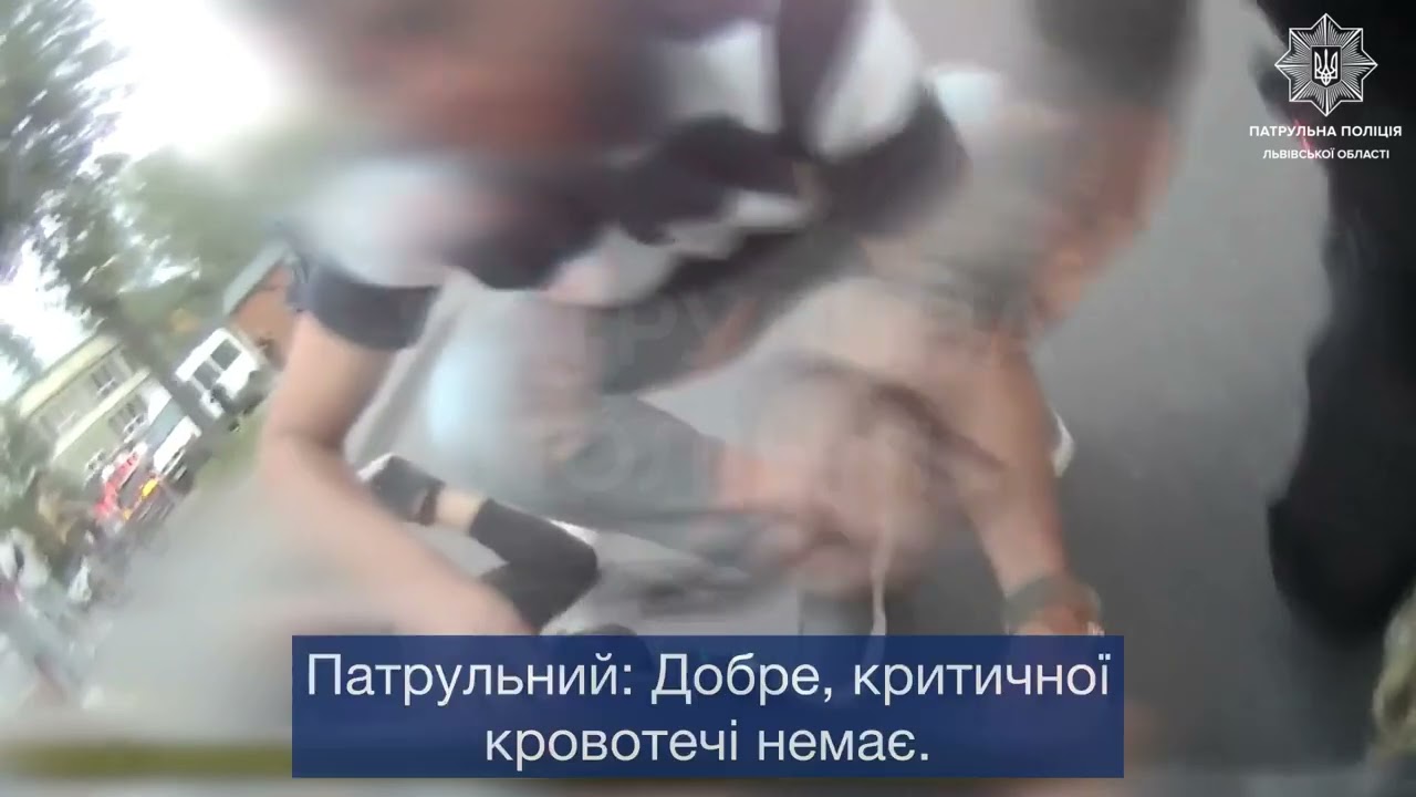 У Львові ми надали домедичну допомогу постраждалому в дорожньо-транспортній пригоді