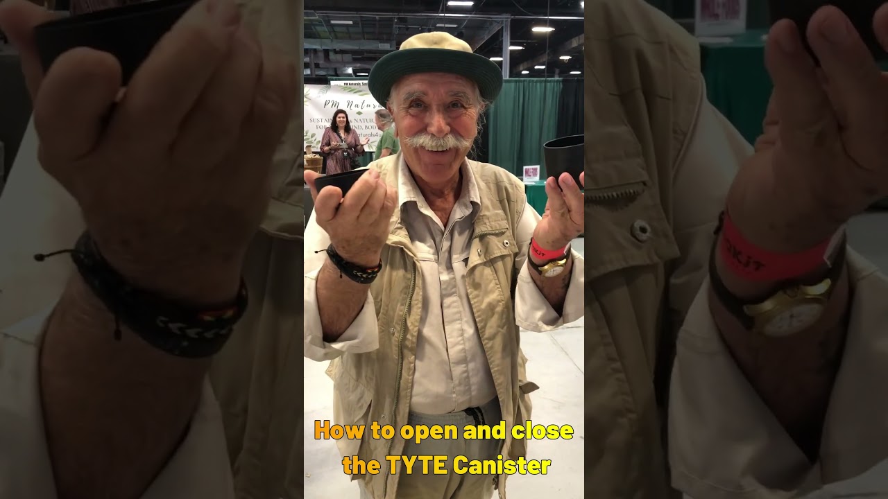 How to open and close the airtight and smell-proof Canister, TYTE.