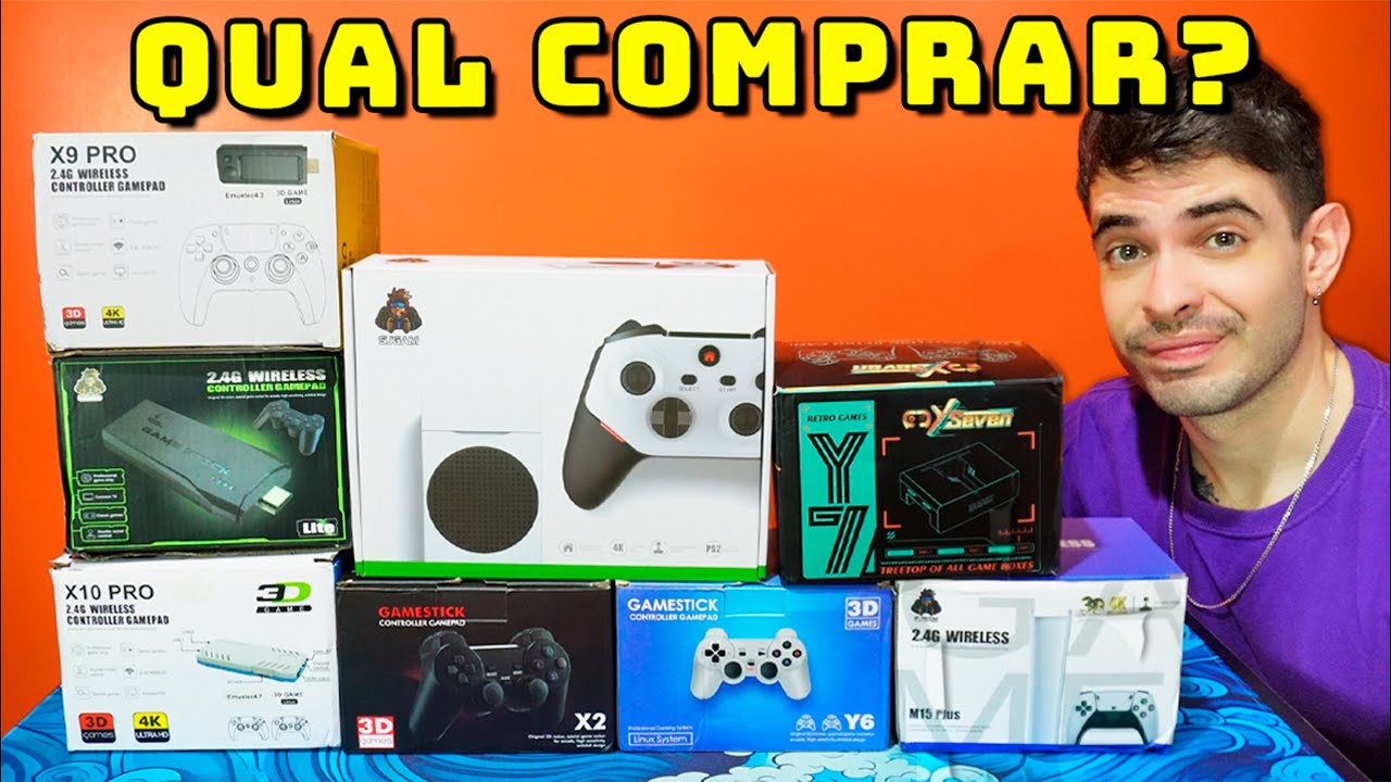 Analisei TODOS os Game Sticks mais vendidos pra você comprar!