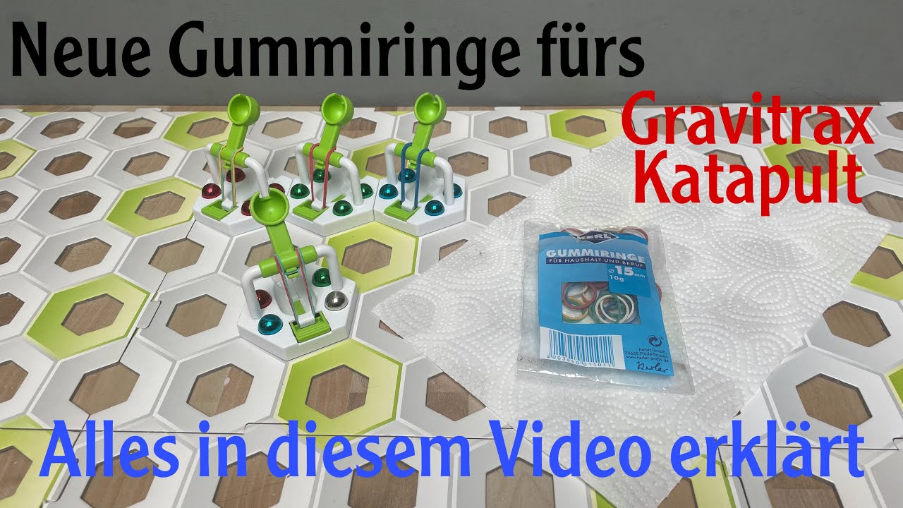 neue Gummiringe f&uuml;rs Gravitrax Katapult