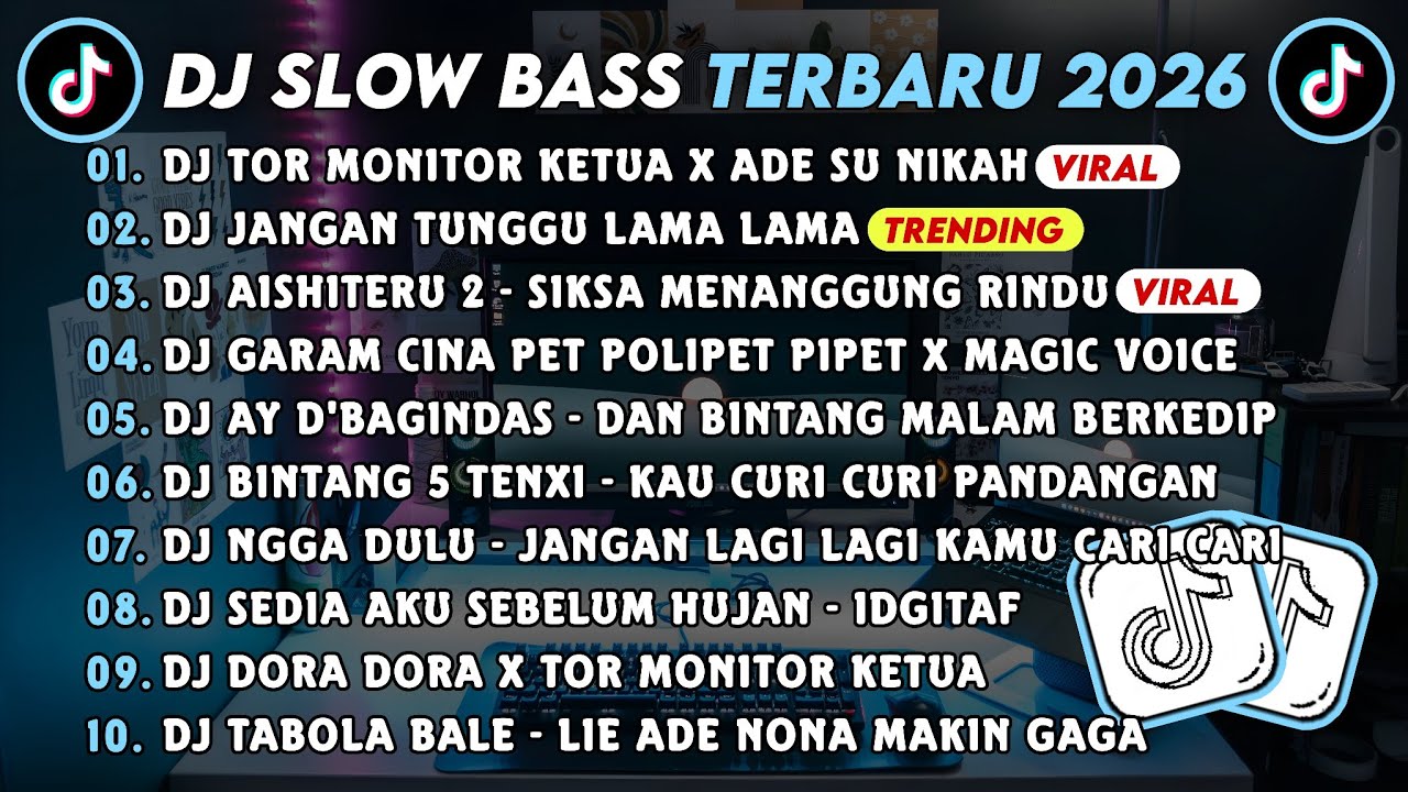 DJ SLOWBASS TERBARU 2026 || DJ TOR MONITOR KETUA X ADE SU NIKAH || DJ JANGAN TUNGGU LAMA LAMA VIRAL 