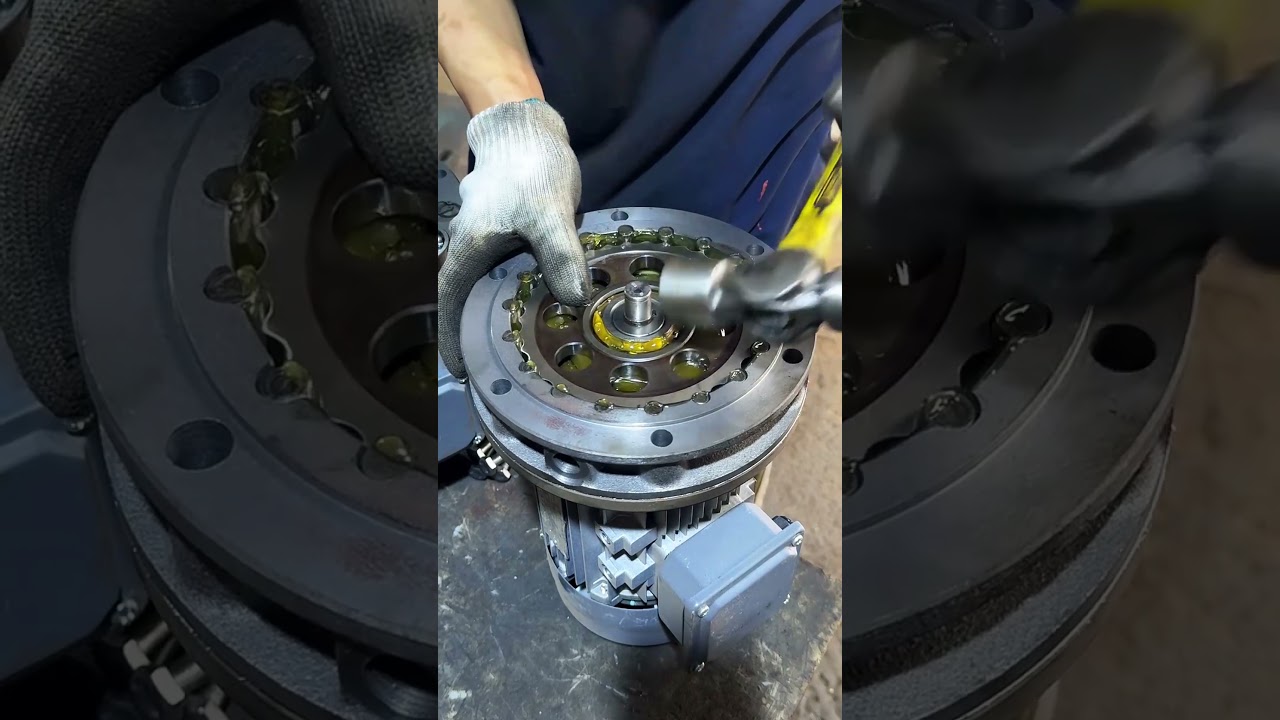 Cycloidal pin gear reducer motor assembly process- Good tools and machinery make work easy