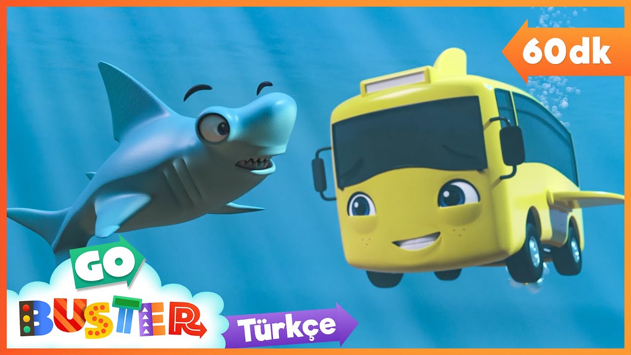 Buster ve Köpek Balığı 🌊 | Go Buster Türkçe - Çocuk Çizgi Filmleri