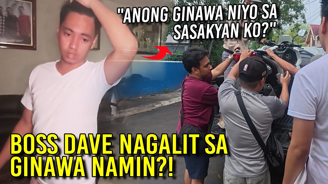 BOSS DAVE NAGALIT SA GINAWA NAMIN! SASAKYAN NYA PINALITAN KO NG MOTOR!?😱