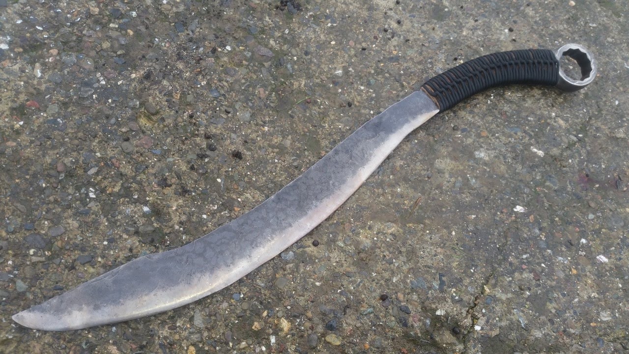 Forging a Short Sword from a Giant Wrench