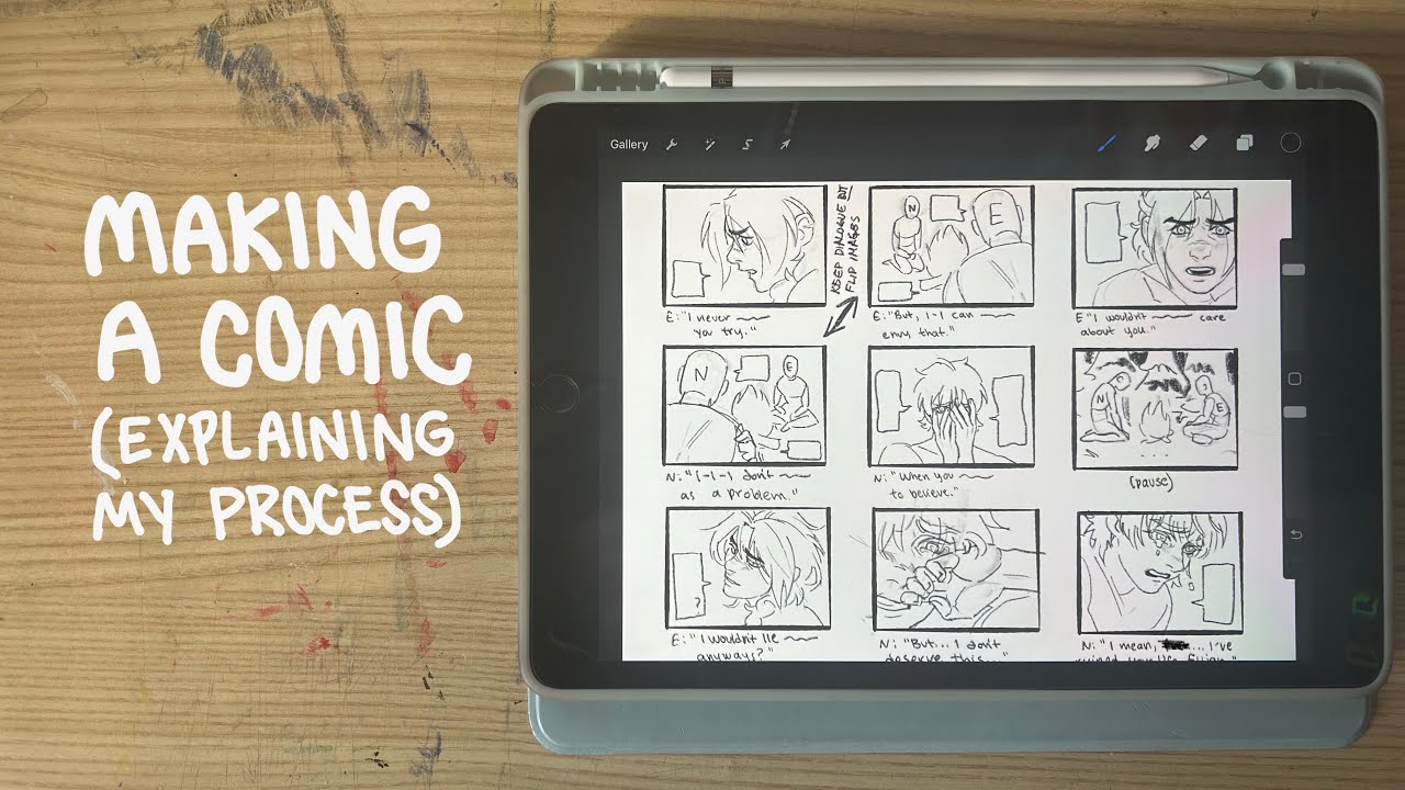 how i’m creating a comic ~ explaining organization and storyboarding!
