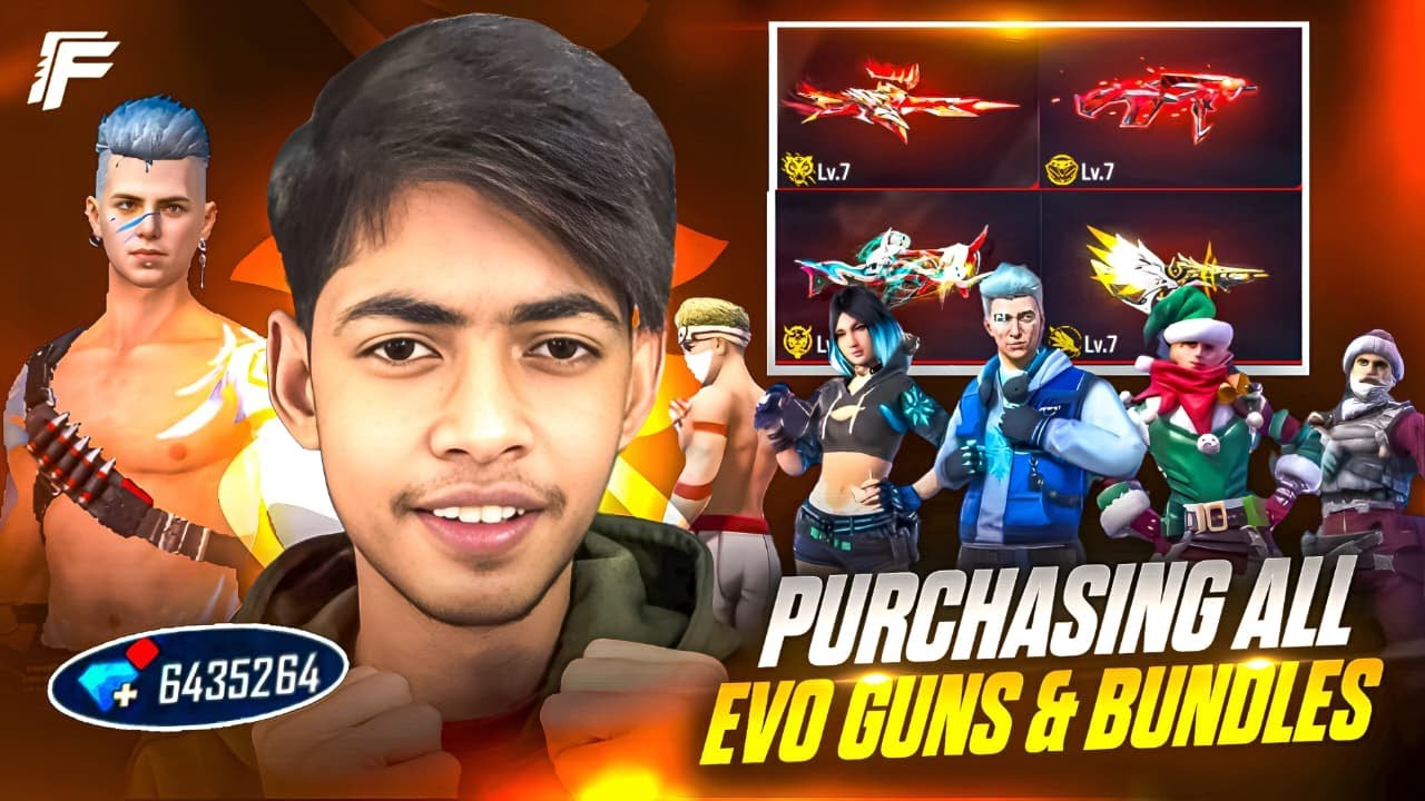 I Purchased ALL Evo Guns & Bundles in Luck Royale 😱💎 | Free Fire