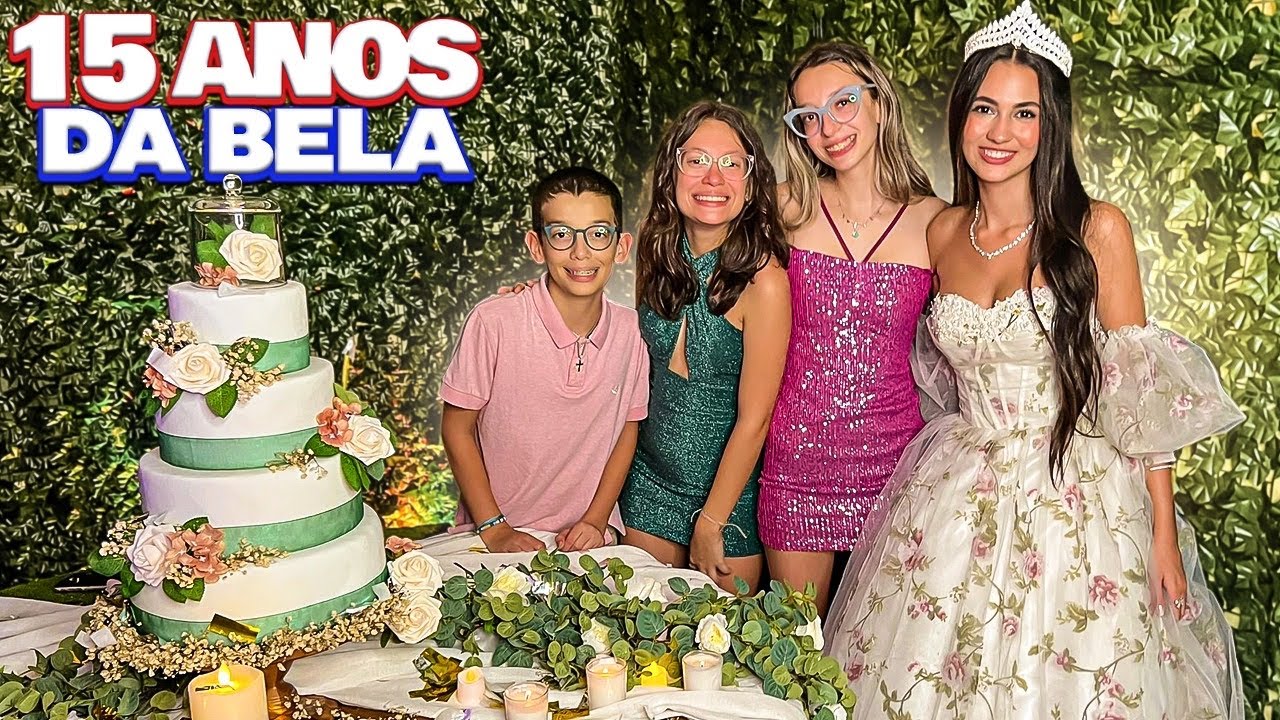 Fomos na FESTA de aniversário de 15 anos da Bela Bagunça - Foi muito EMOCIONANTE!