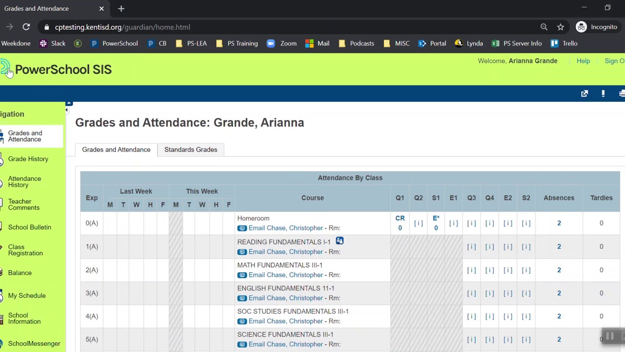 PowerSchool SIS v19 Students: How to Login to the Student Portal