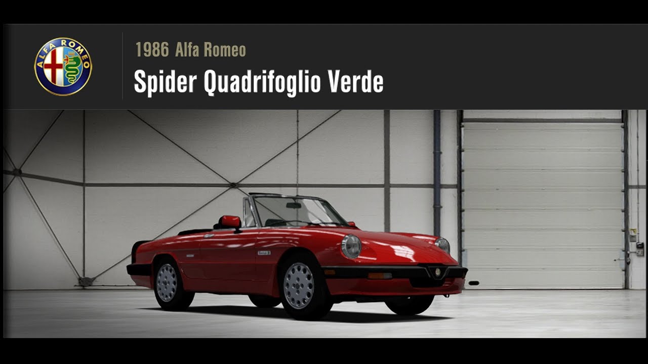 Will It 'Ring? - Alfa Romeo Spider '86 - Project Forza Plus 4