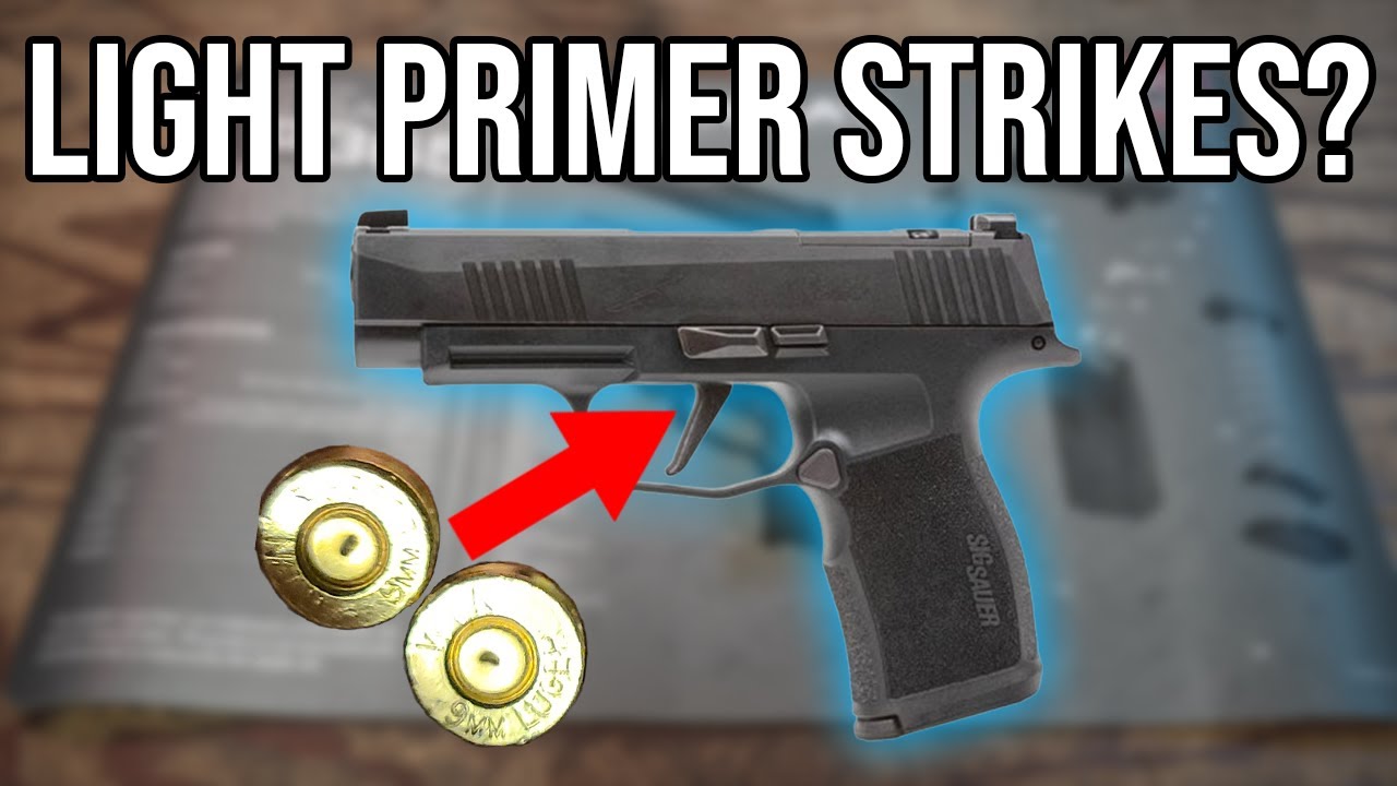 Sig P365XL / P365 Light Primer Strike Fix
