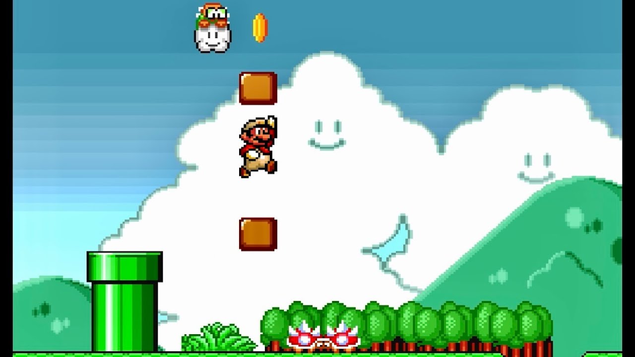 Dichosos Lakitus… 🐢☁️ | Super Mario bros. All-stars (SNES) | Mundo 4 