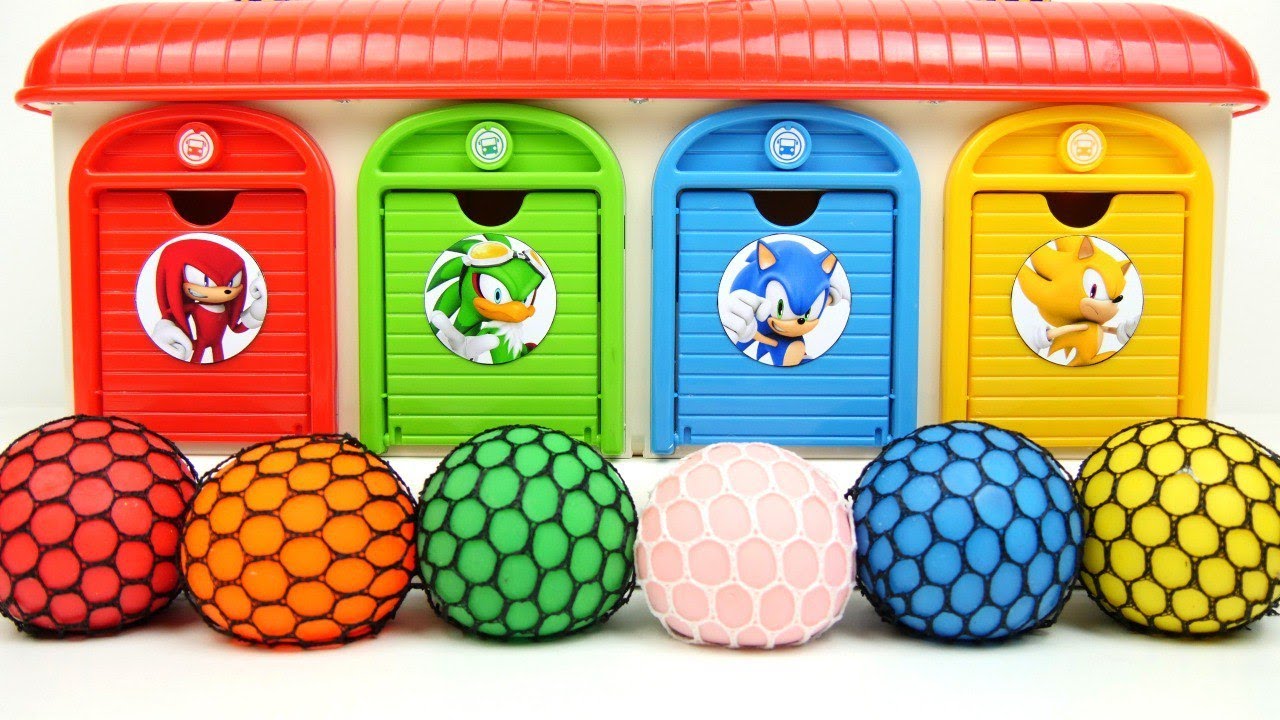 Satisfying Garage ASMR | Making 6 Magic Stress Net Balls IN 4 Funy Sonick Doors Mixing MakeUp ASMR