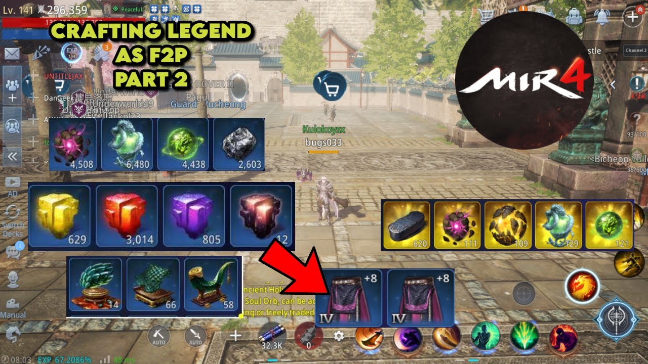 Mir4 - Crafting Legendary Na naman as F2P meron ka nito gamitin muna