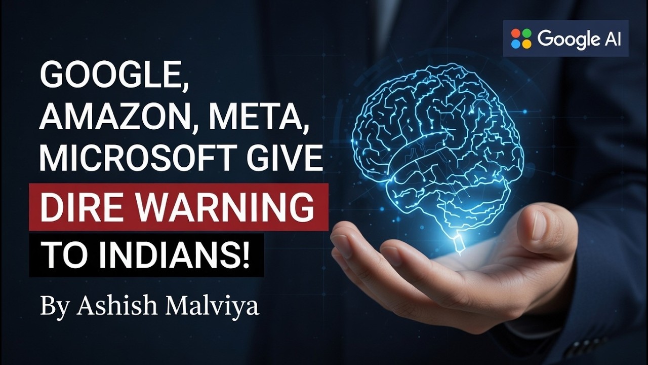 AI LAYOFFS: GOOGLE, AMAZON, META, MICROSOFT'S DIRE WARNING TO INDIA! ZOHO IS TOO LATE! #ai