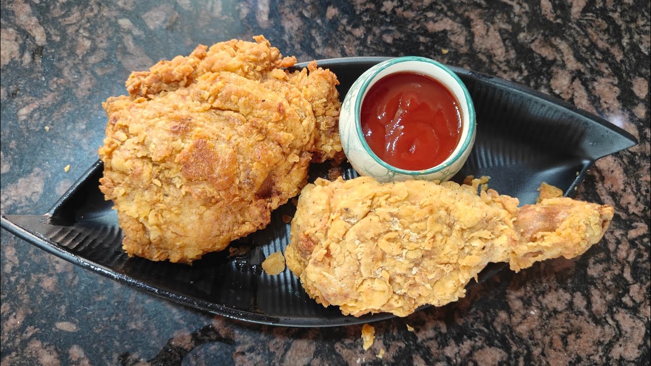 KFC Style Chicken Fry Recipe//সহজপদ্ধতিতে কেএফসি চিকেন ফ্রাই বানিয়ে ফেলুন বাড়িতে @AtanurRannaghar 