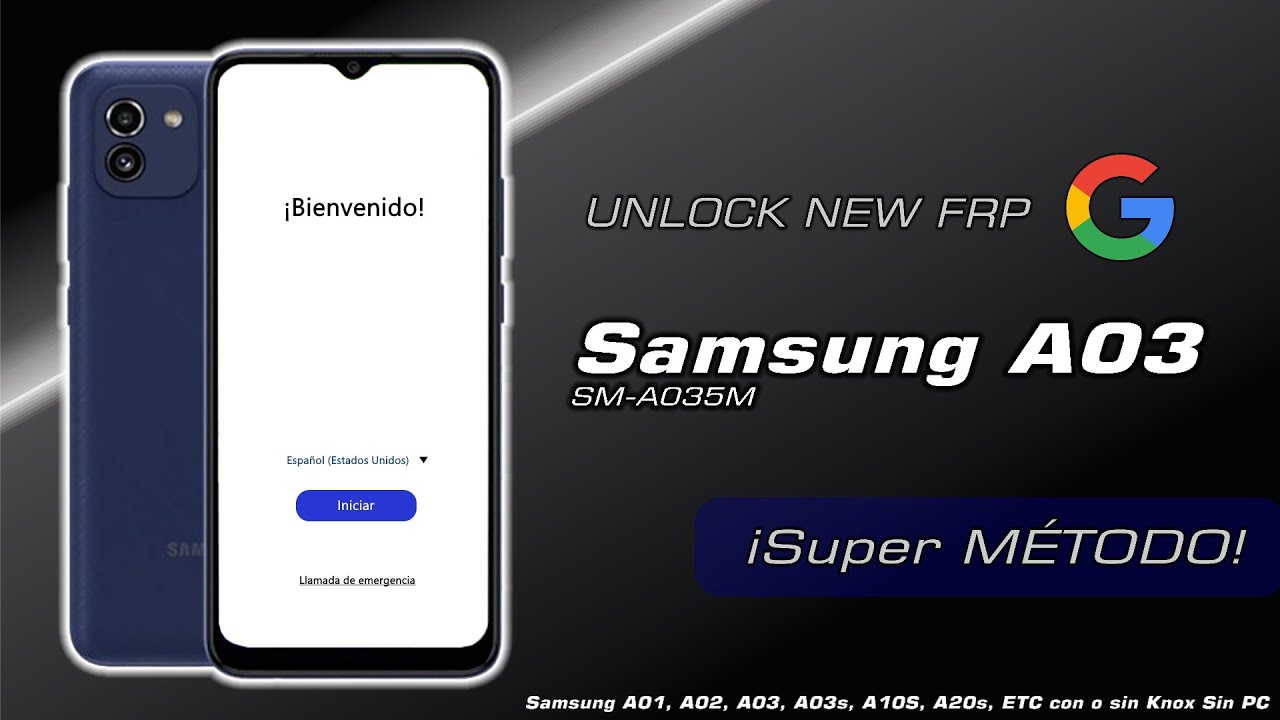 🔥Este Método Es Lo Máximo | ✔Así Elimina la Cuenta Google 📱Samsung A03 (SM-A035M) 2023☄️ Sin PC