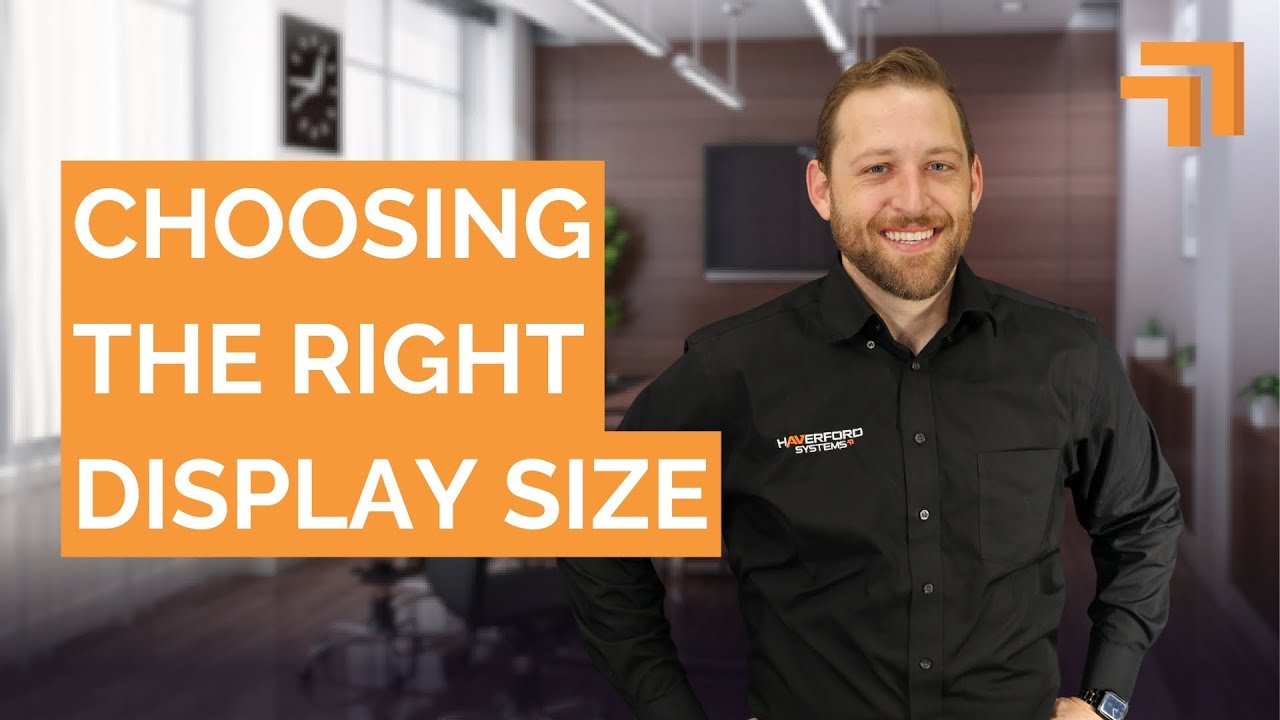 How to Choose the Right Display Size for Any Conference Room
