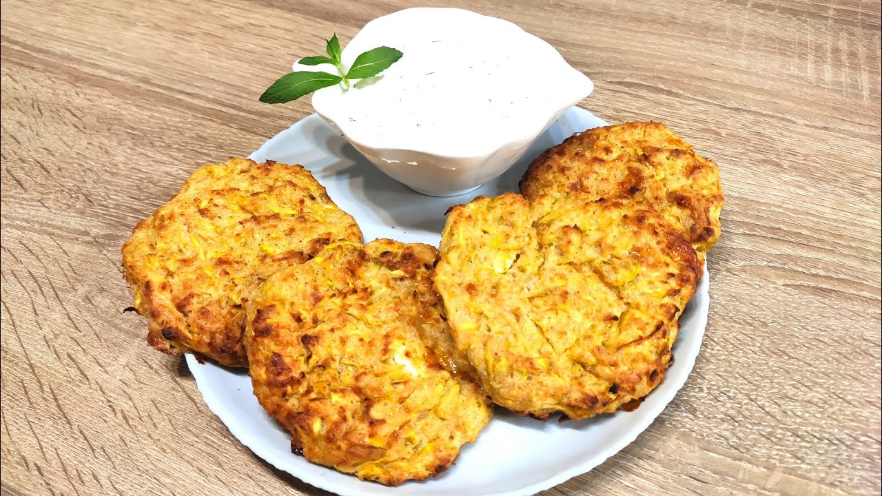 Кабачковые шарики в духовке.