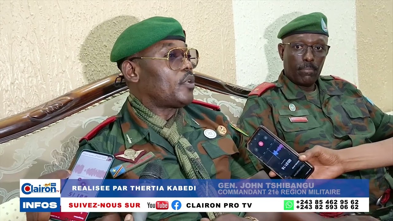 Kasaï Oriental : le général John Tshibangu  met en garde les inciviques dans  sa région