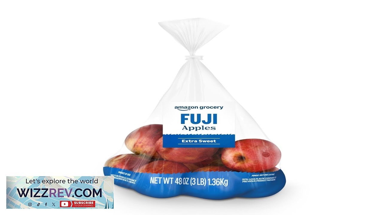Amazon Grocery Fuji Apples 3 lb (Previously Fresh Brand Packaging May Vary)