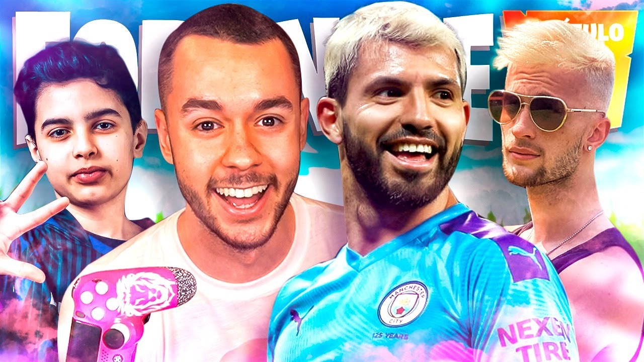 JUGANDO CON EL KUN AGÜERO, KING Y ZEKO A FORTNITE - TheGrefg