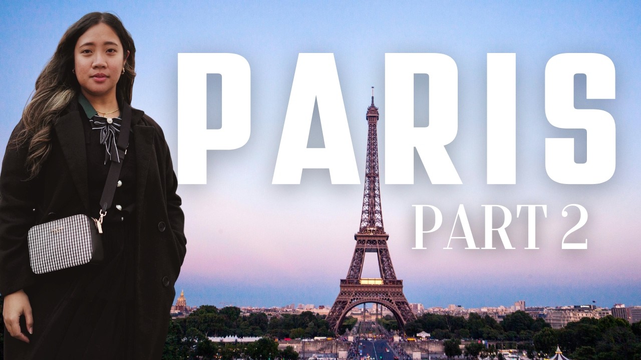 PARIS VLOG Pt. 2 I Eiffel Tower I Carette I Palace of Versailles I Arc de Triomphe I Le Marais