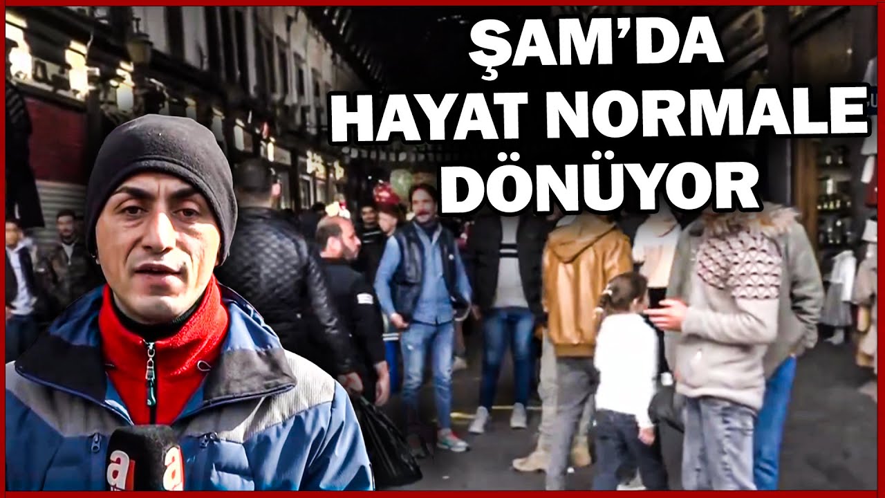 Şam'da sosyal hayat normale dönüyor! Hamidiye Çarşısı'nda yoğunluk | Yeni Asır