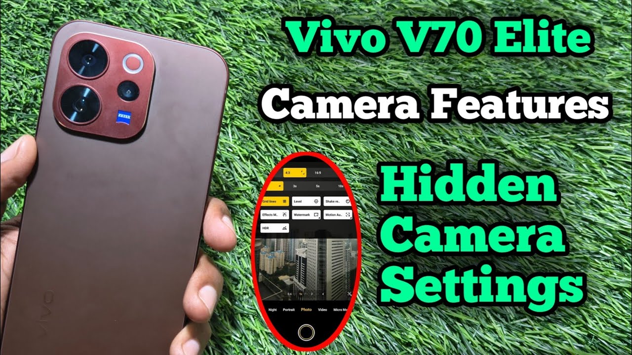 Vivo V70 Elite Best Camera Settings 📸 | DSLR Like Photos & 4K Video Tips 🔥