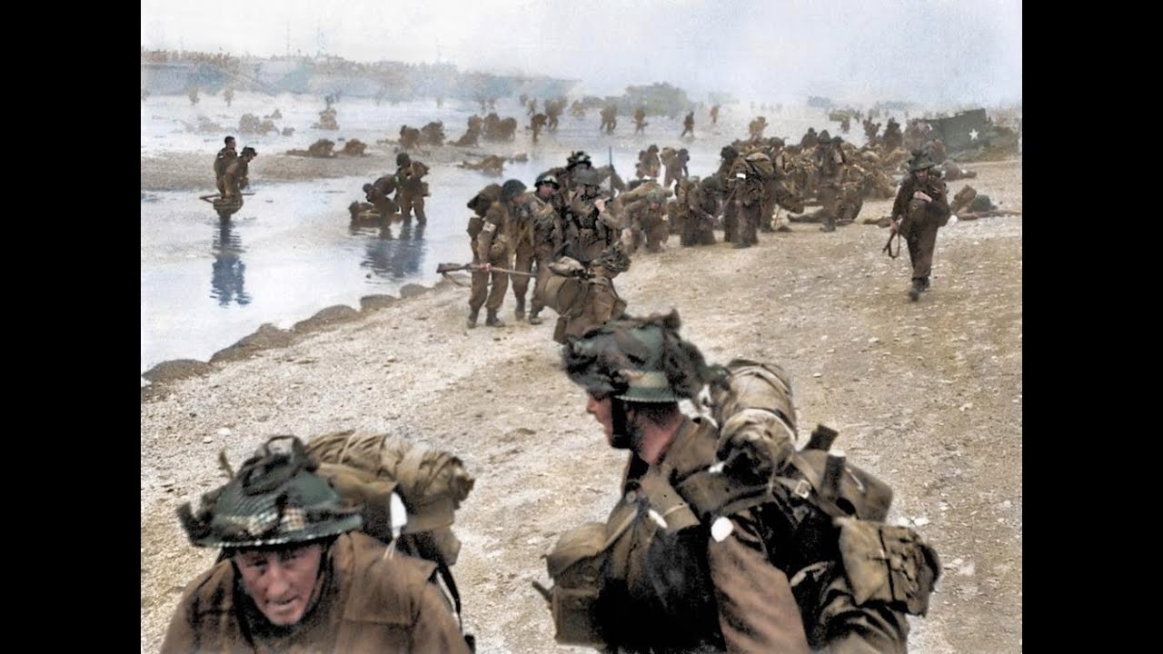 Британцы, штурмовавшие пляж Омаха в день «Д» 1944 года