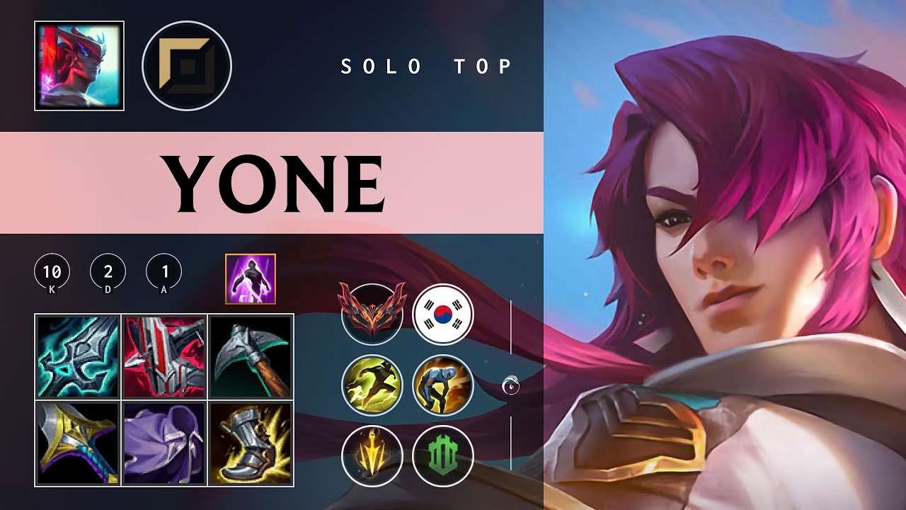 Yone Top vs Mordekaiser - KR Grandmaster Patch 26.01