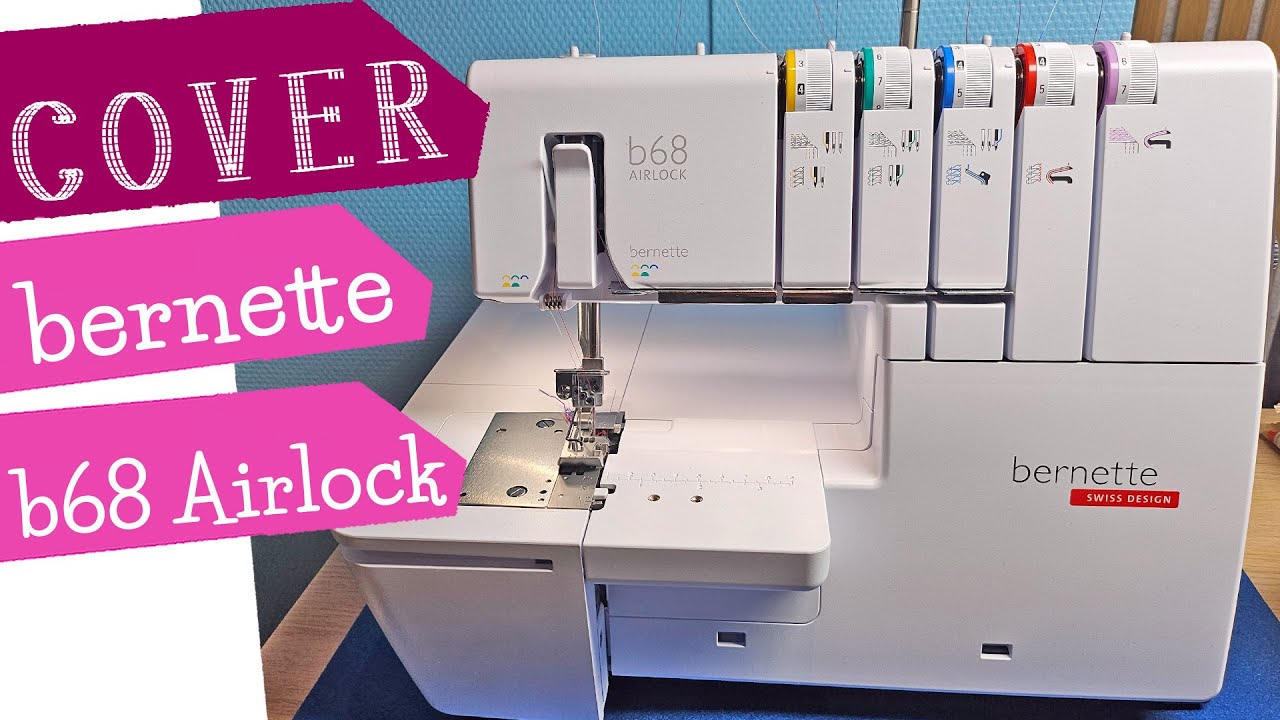 Bernette b68 Airlock Coverlock | Kombi Overlock Coverstitch | Vorstellung Test Review | mommymade
