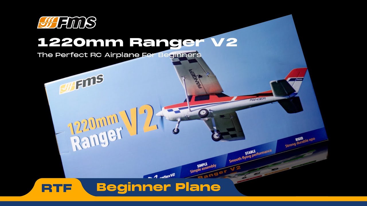 Unboxing the NEW FMS 1220mm Ranger EP V2 with Reflex V3! 🛩️