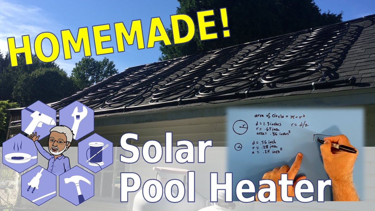 Homemade DIY Solar Pool Heater