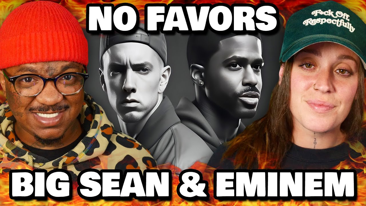 THE RHYME SCHEMES! | Big Sean & Eminem - NO FAVORS | Reaction