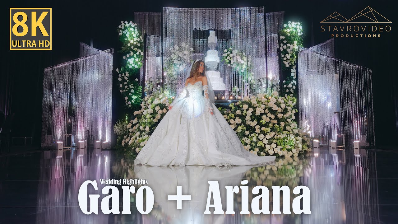 Garo + Ariana's Wedding 8K UHD Highlights at Landmark hall st Mary's Church and Lakeside Mansion