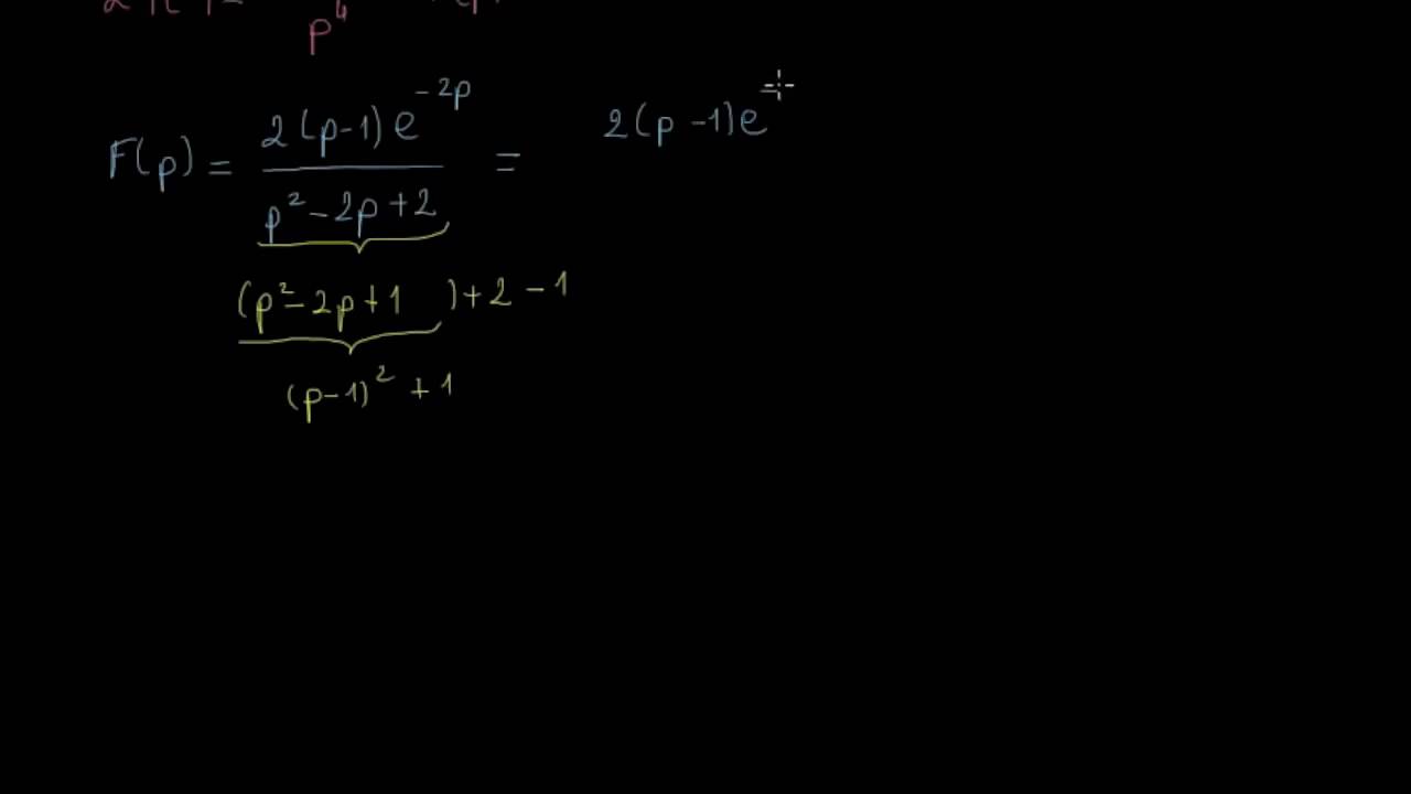 Transformée de Laplace inverse