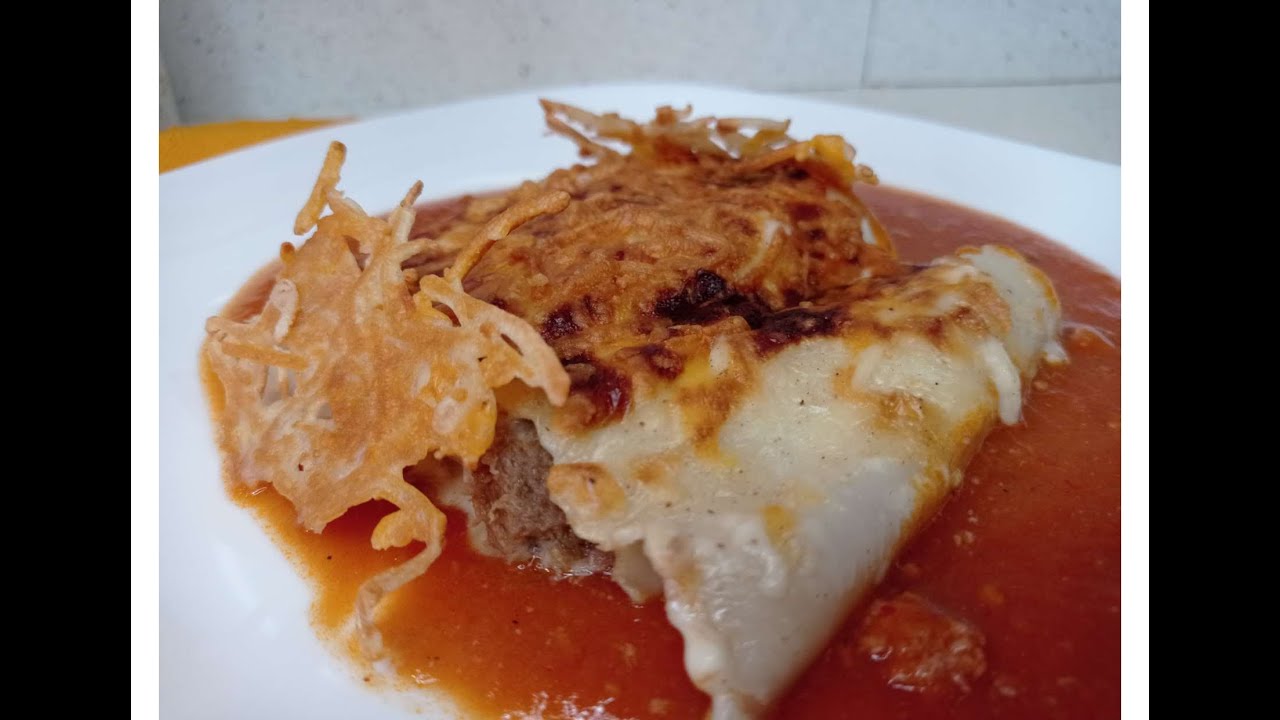 CANELONES RELLENOS DE CARRILLERA DE CERDO. ¡Buenísimos!