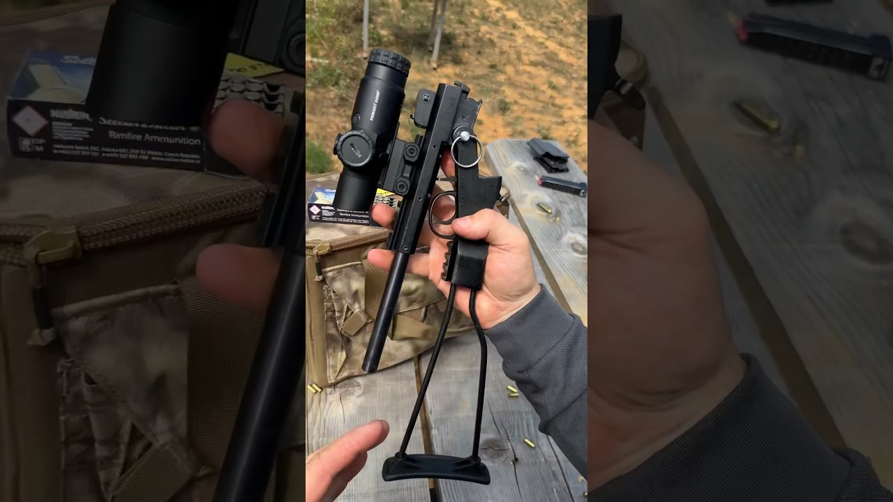 Foldable survival rifle