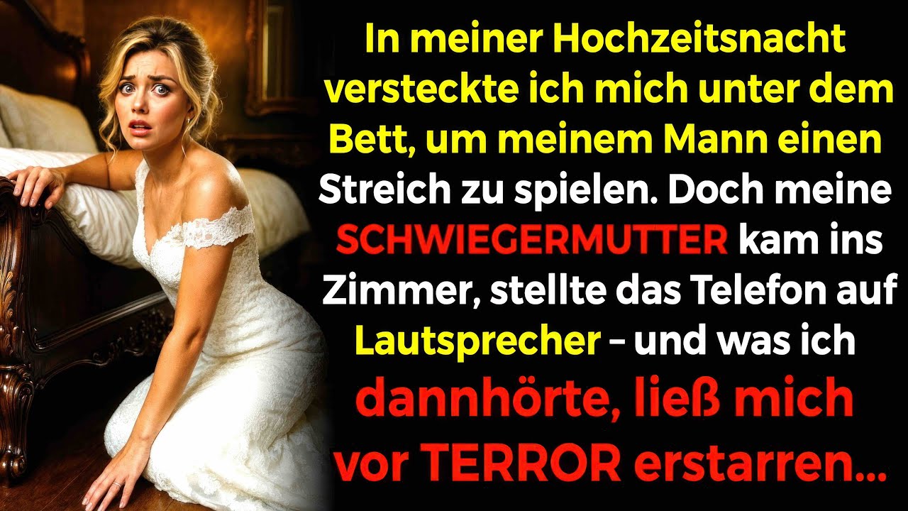 In der Hochzeitsnacht💓 versteckte ich mich unterm Bett als STREICH🛌 doch die PERSON, die kam😱