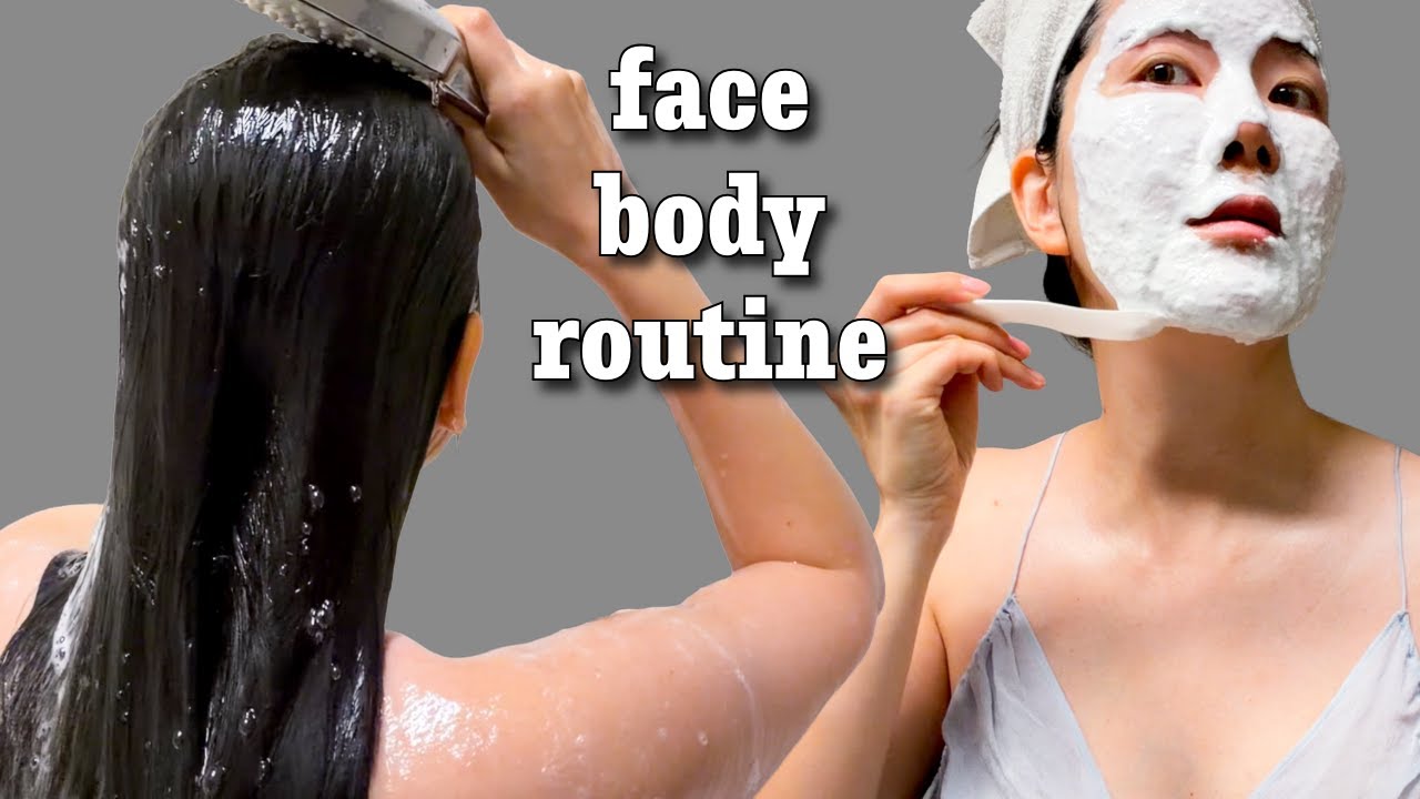 [LAUNCHED]TIME Glow Box💖Full Face Hair Body K-Beauty Pampering Routine #beautybox