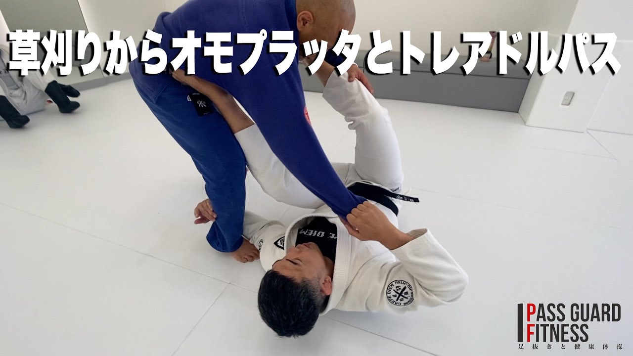 草刈りからオモプラッタとトレアドルパスを説明させていただきました