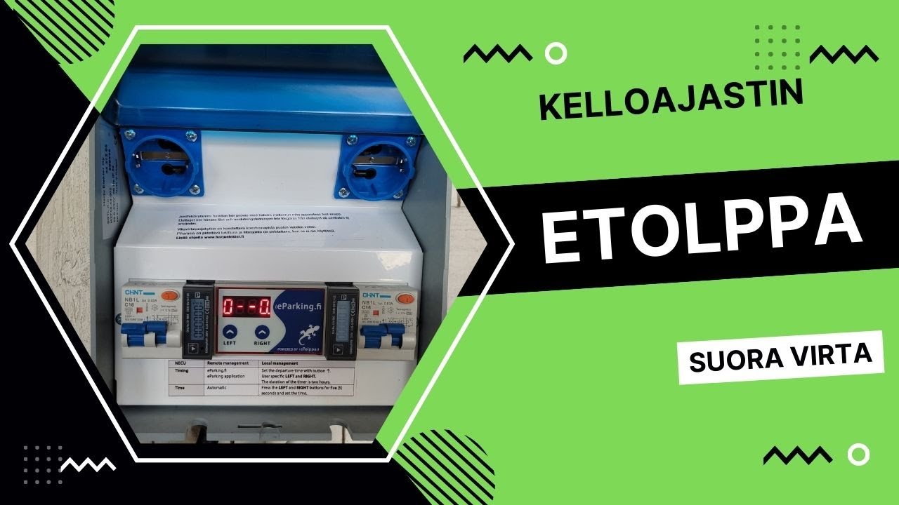 eTolppa kellokytkimen käyttö